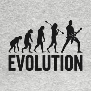 Rock and Roll Evolution: From Primates to Rock Gods T-Shirt